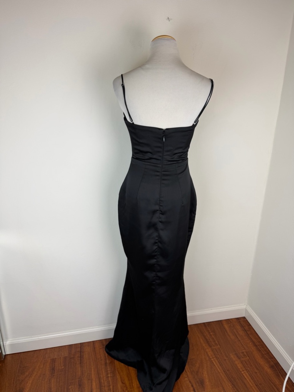 House Of CB Olivette black satin corset maxi dress Size S - Picture 7 of 8